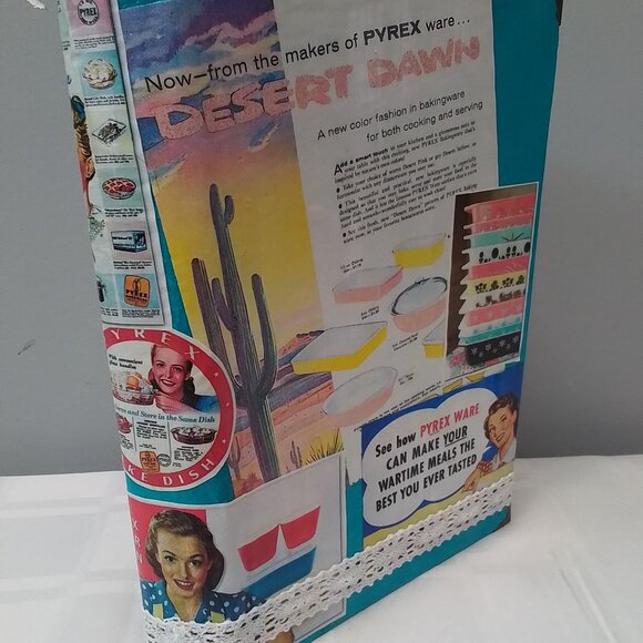 Vintage Pyrex Book Sculpture 1 of a kind - Picture 6 of 10